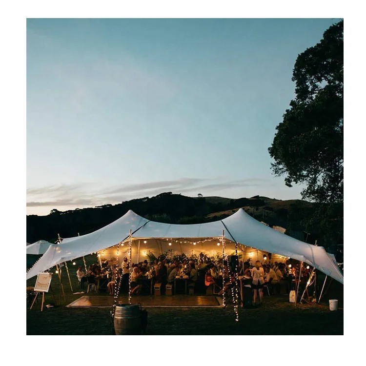 Strong seams bedouin white stretch tents for events wedding sale
