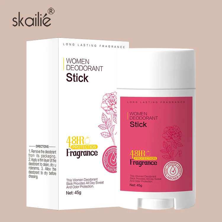 Private Label  Custom Deodorant Antiperspirant   Vegan Fragrance Natural Whitening Lady Deodorant Stick