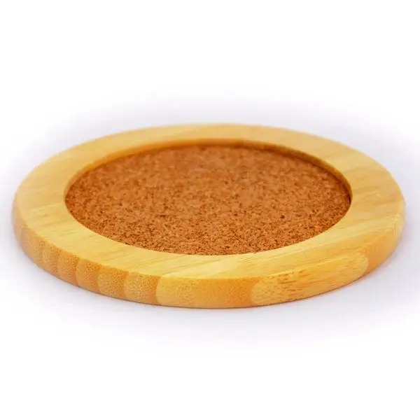 
Wholesale Popular custom design bamboo and wooden cup coaster mat set of 4 for Anniversary Gift 