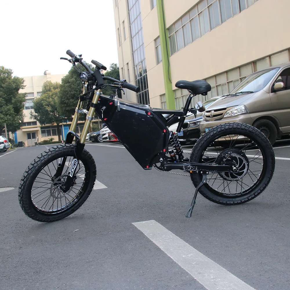 5KW Full Suspension carbon Steel Frame Cyclone Ebike 5000W Bomber Electric Bike