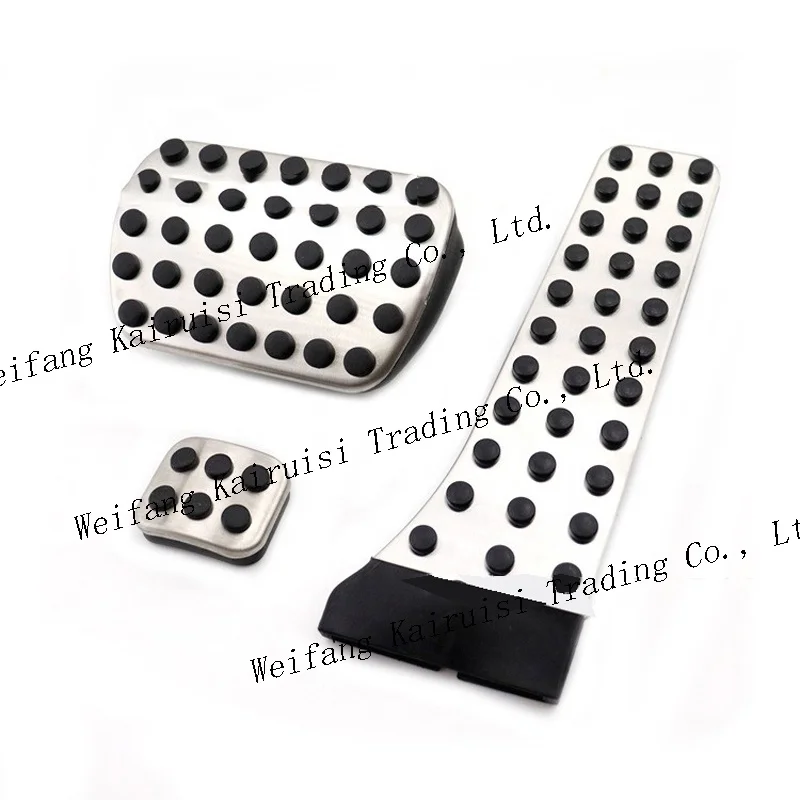 For Mercedes-Benz SLS CLS Class SLK GLK Class C E Class Stainless Steel Accelerator Brake Rest Pedal Car Foot Pedal Pads Covers