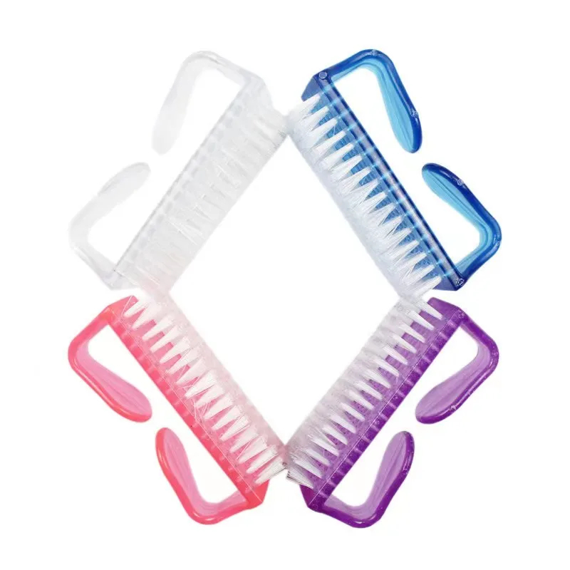 factory outlet oem large plastic manicure brush for nail dust cleaning tools
