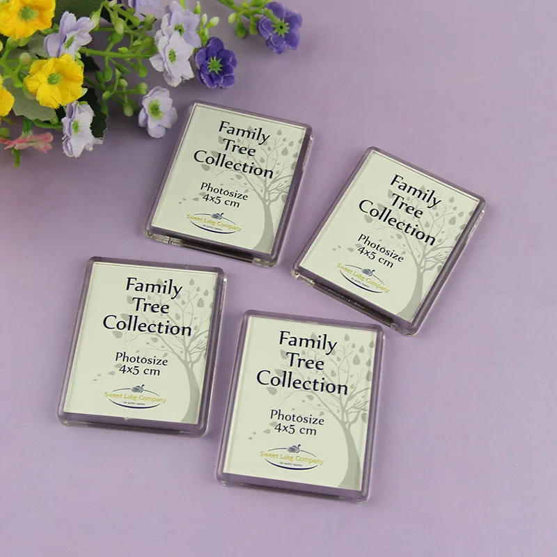 Wholesale blank acrylic fridge magnets/acrylic fridge magnets photo frame