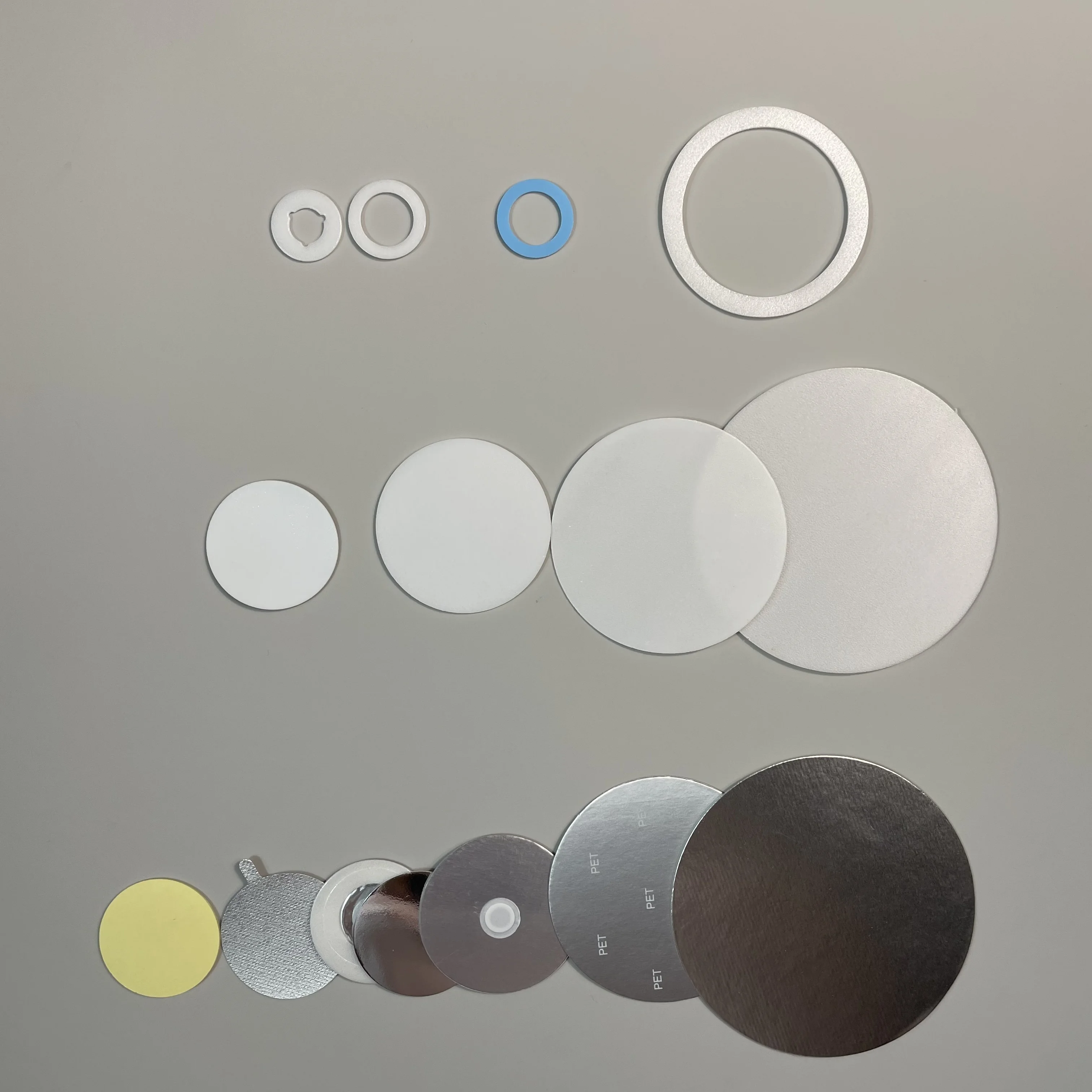 Wholesale bottle cap sealing gasket for cosmetics medical and food products pressure sensitive liner induction seal