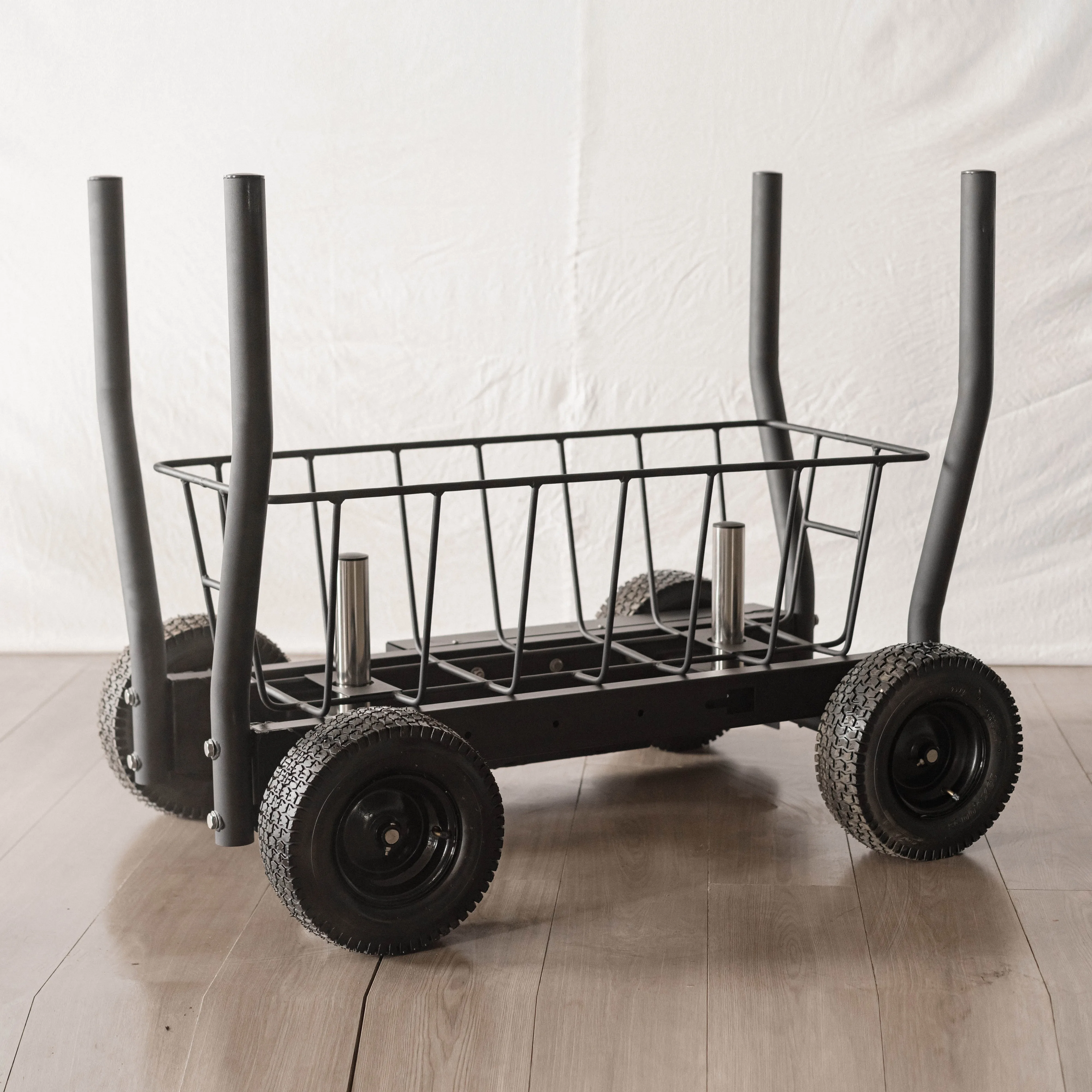 Fitness Power Sled System 4-Post Push Pull or Drag Sled for Speed Training and Agility