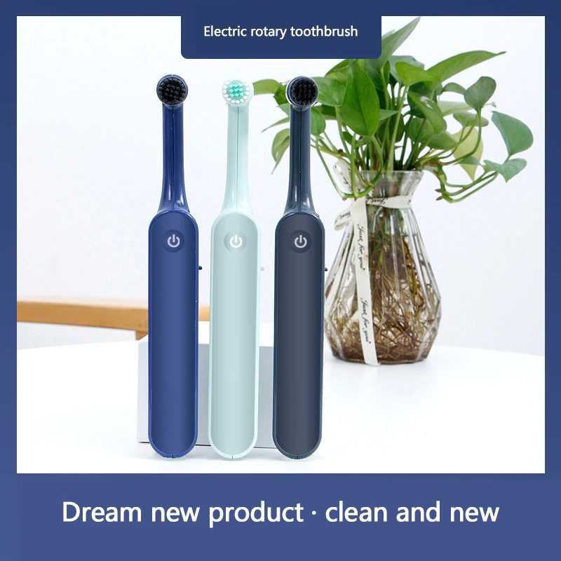 New Adult Electric Rotary Toothbrush Wholesale Household Waterproof Soft Bristle Vibrating Toothbrush Mouth Care Supplies Factor