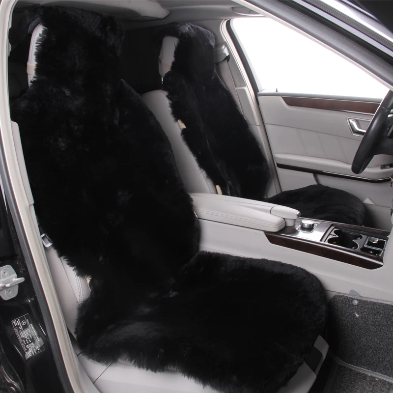  Новое поступление 2019 чехлы на сиденья автомобиля из австралийской овчины универсальный размер для