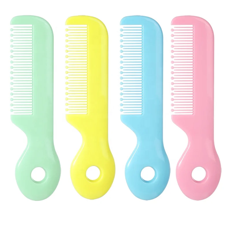 
Factory sal ABS round handle Baby Hair Comb safty baby comb 