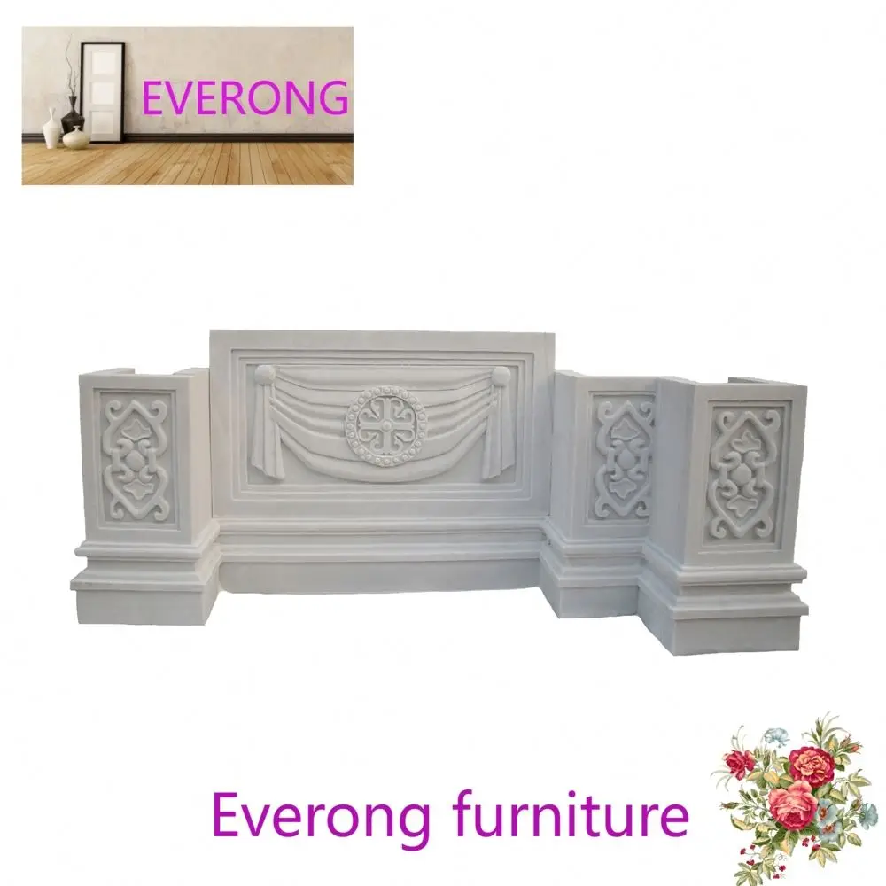 Decoration Building Roman Pillar Cap Capital Hand Carved Corinthian Carrara White Marble Stone Roman Column Capital