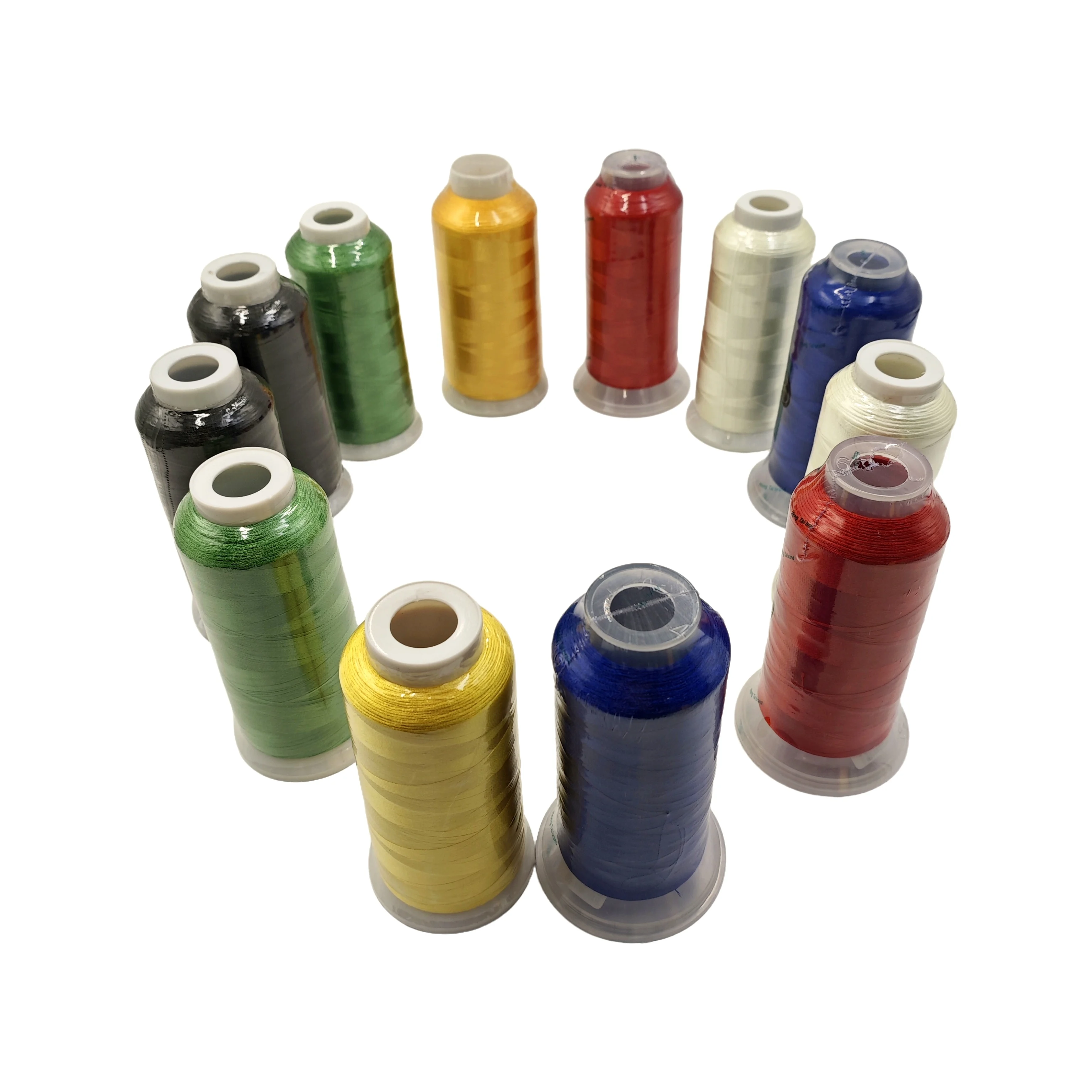 Высокое качество 100% вискоза окрашенная 150 г полиэстер 150D/2 нитки для шитья и вязания крючком