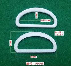 Free Sample D Shape PP Bag Handles Plastic for Shopping Rice Bags Carry