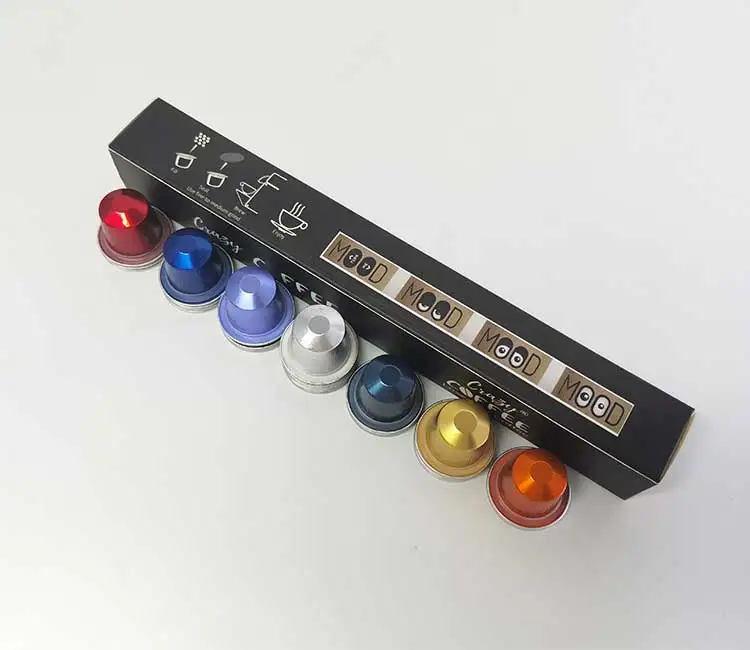  OEM 37 мм Nespresso алюминиевая фольга пустая кофейная капсула с