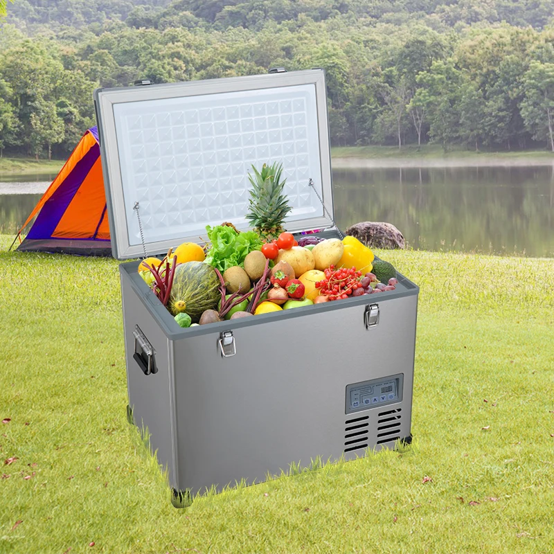 45L Car Refrigerator Mini Fridge Small Freezer 12V Compressor Portable Cooler 12v car mini refrigerator