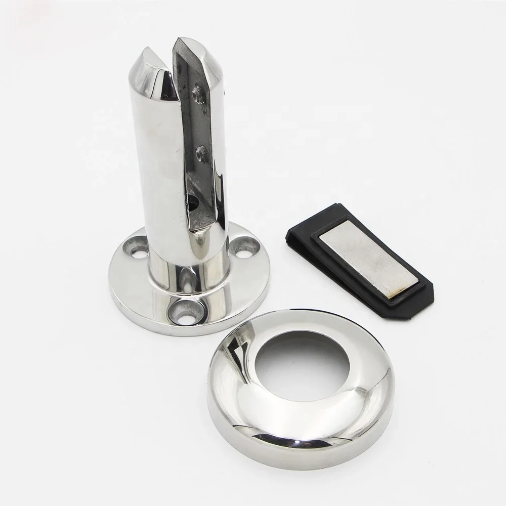 Duplex 2205 Stainless Steel Spigot clamp Glass Pool Deck Fence Round Spigots Balustrade Railing Spigot