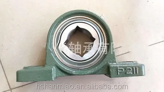 
W211PP3 agricultural machinery W211PPB3 Square hole bearing 