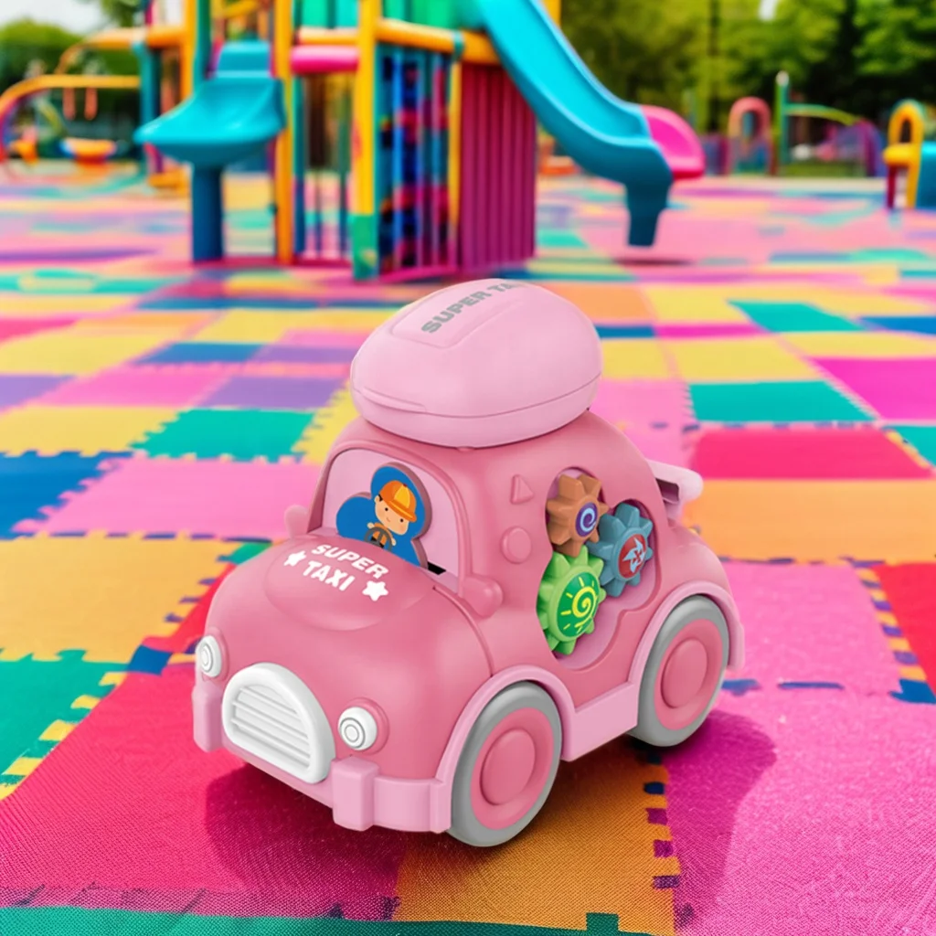 2024 New Arrival Cartoon Car Toy Unisex Super Market Top Selling Educational Gift Candy Toy for Kids Super Market Promotion