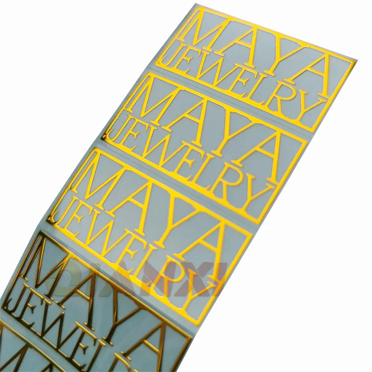 Custom Electroformed Metal Transfer Nickel Sticker Logos