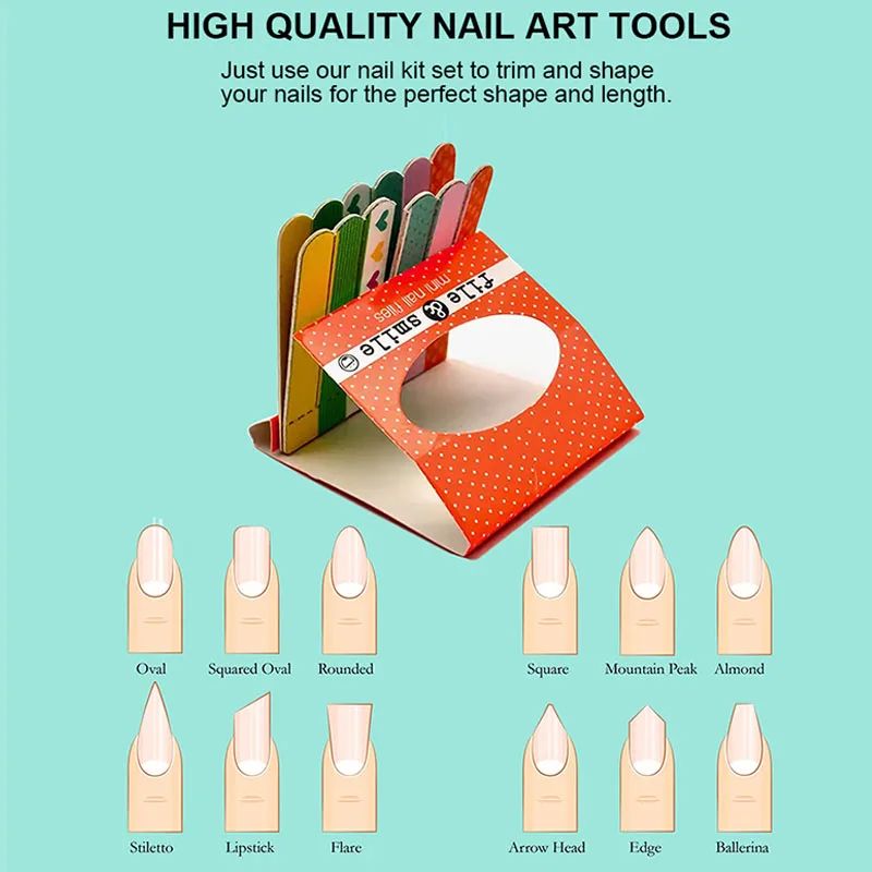Wholesale customized hat box mini nail file emery boards matchbook display colorful printed sponge file