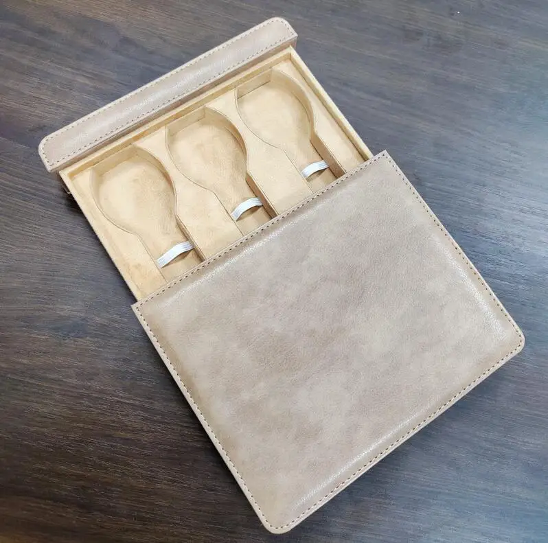 personalized leather 1 2 3 slots watch organizer case men watch boxes travel watch case