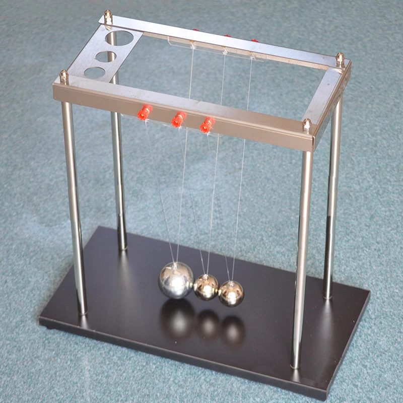 School physics laboratory Collision ball Newton cradle ball Momentum conservation demonstrator Momentum transfer demonstrator