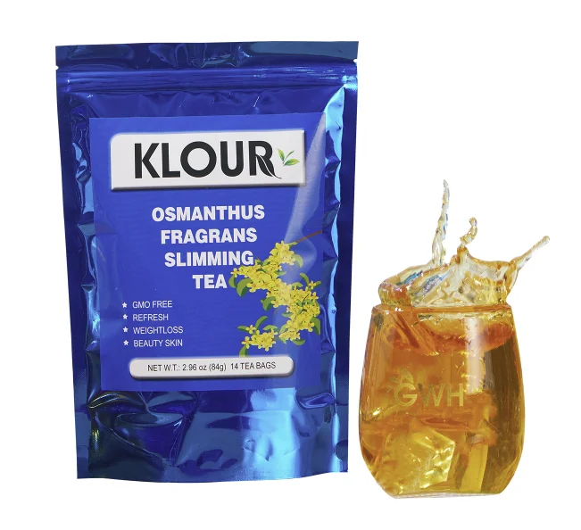 Private Label Herbal Best Slimming Diet Tea Osmanthus Fragrans Slimming tea Weight Loss Detox Tea