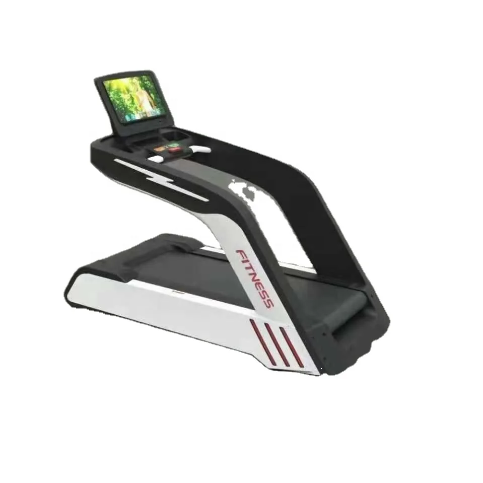 Commercial Treadmill with Heart Rate Sensor Touch Screen and TV hengqing fitness equipment Aerobic equipment treadmill