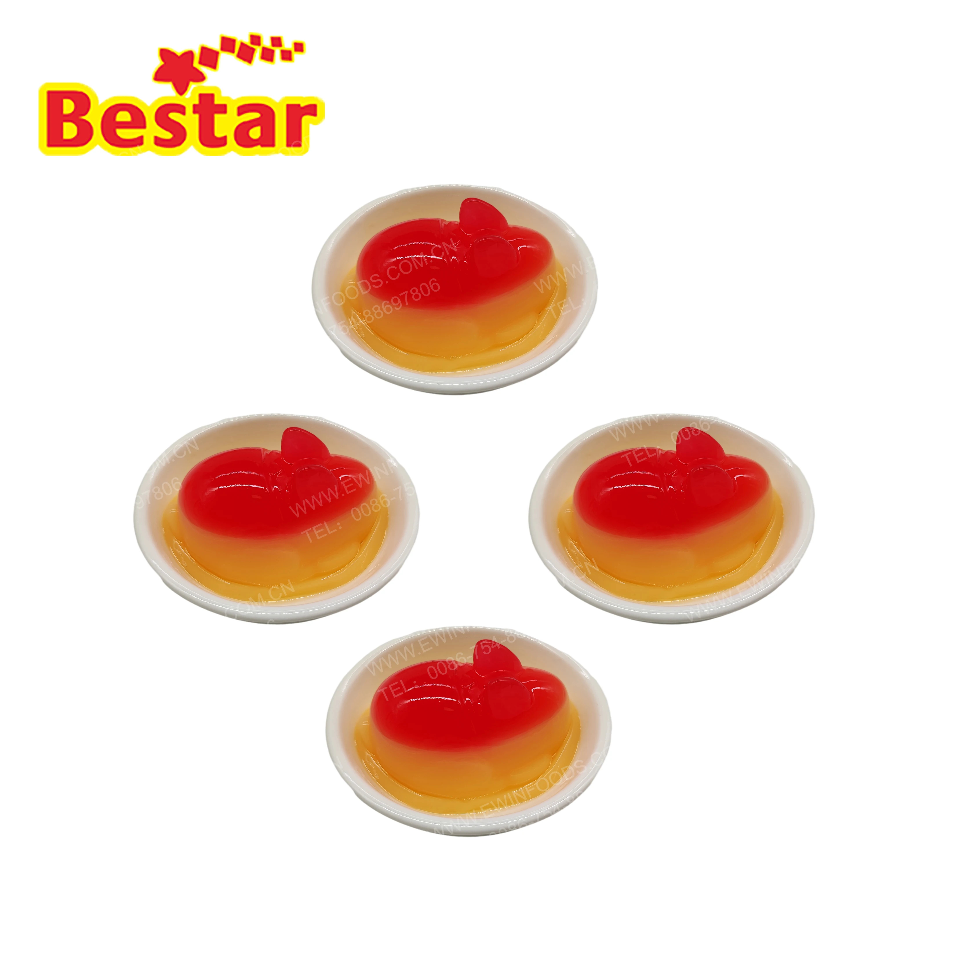 Hot Selling HALAL Cartoon Rabbit Jelly Pudding Easter Soft Candy With Fruity Flavor Sweet Taste for Children