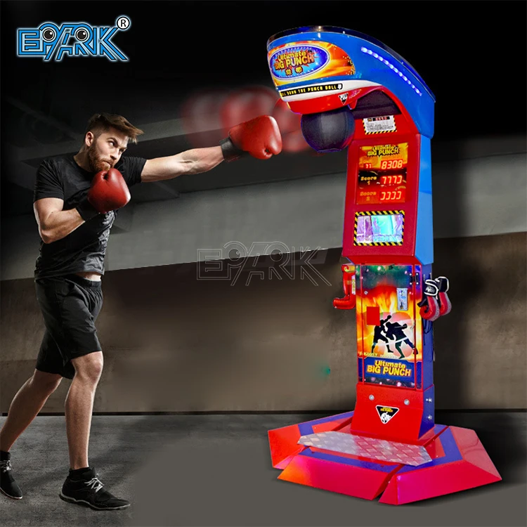 Amusement Coin Operated Punching Ultimate Electronic Tickets Redemption Arcade Boxing Game Machine