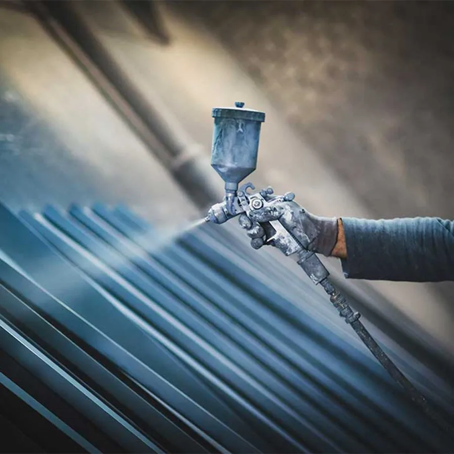 Полиуретановая высокопрочная краска с защитой от