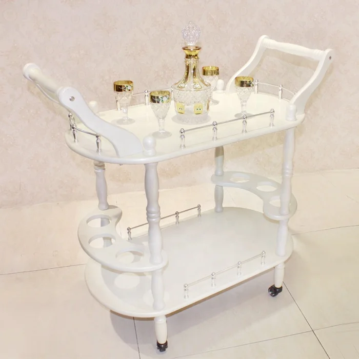 white hotel food trolly restaurant dining cart kitchen design wine holder wooden service trolley storage trolleys with wheels