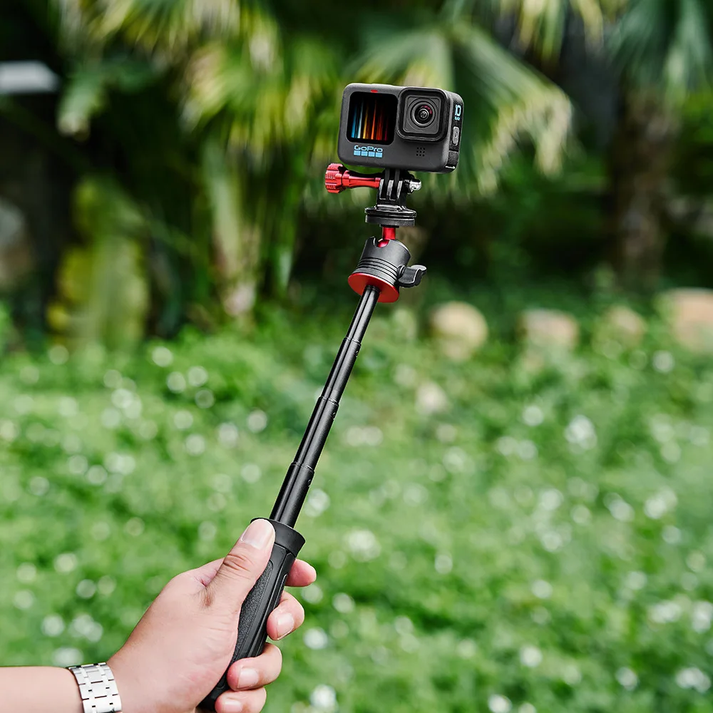 YEAH Mini Pocket Portable Short Selfie Stick Go Pro Action Camera Phone Monopod Tripod for Gopro Insta360 One RS 1 inch DJI Osmo