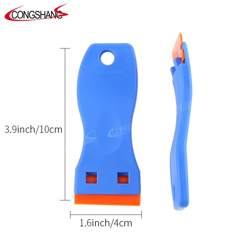 Muti-Purpose Razor Scrapers Knife + Refillable Razor Blades Ideal for Glass Window Paint Decals Tool Application