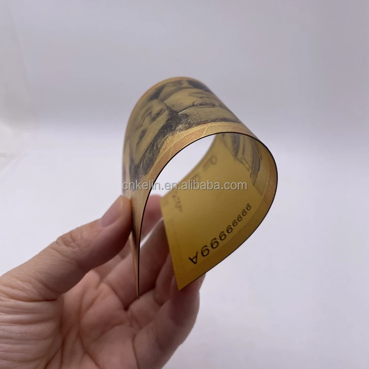 Custom Non-currency Collectible 2000 ARS Argentina Bank Note Bills 24k Gold Foil Banknote