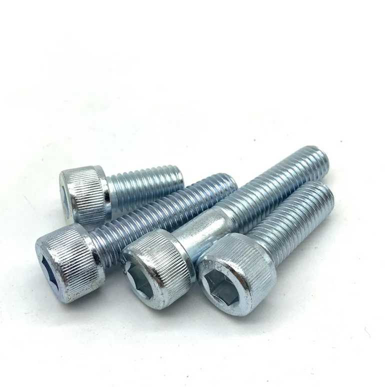 Zinc plated 8.8 grade socket bolt DIN 912 hex allen key bolt M8*25 M8*30