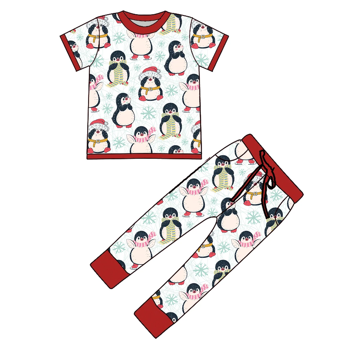 Bamboo pajamas baby  lounge wear set for kids children bamboo pajama custom baby pajamas
