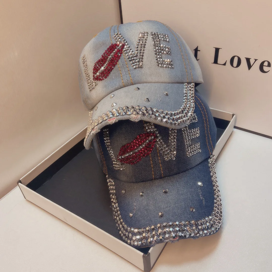 Оптовая продажа, кепка на заказ, лучшая бейсбольная кепка со стразами, модная кепка в стиле хип-хоп, мужская и женская кепка с 6 элементами лучшего качества