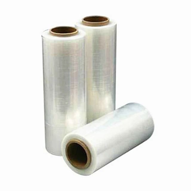 500mm/450mm Clear 30 Manual Wrap Film Pallet Stretch Soft LLDPE Packaging Roll Moisture Proof SGS Certified Industrial Use