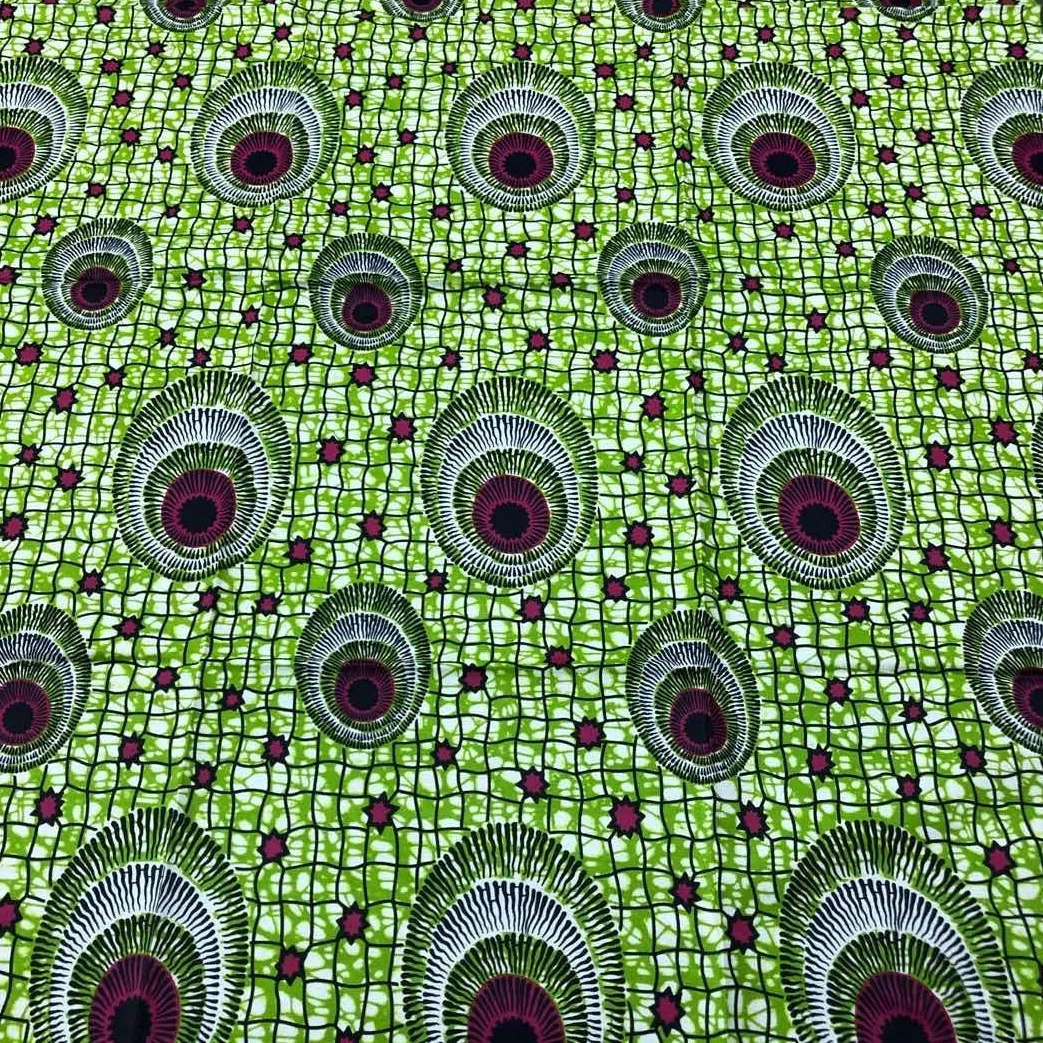 N24S High quality cotton african wax print fabric hollandais for table cloth