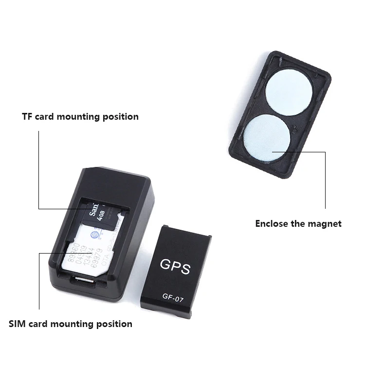 Горячая Распродажа мини Gps трекер локатор платные сим Gf-07 новый маленький размер бюджетный