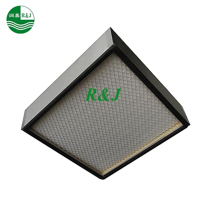 Clean-Link H14 panel mini pleated filter hepa filter for air conditioner filters