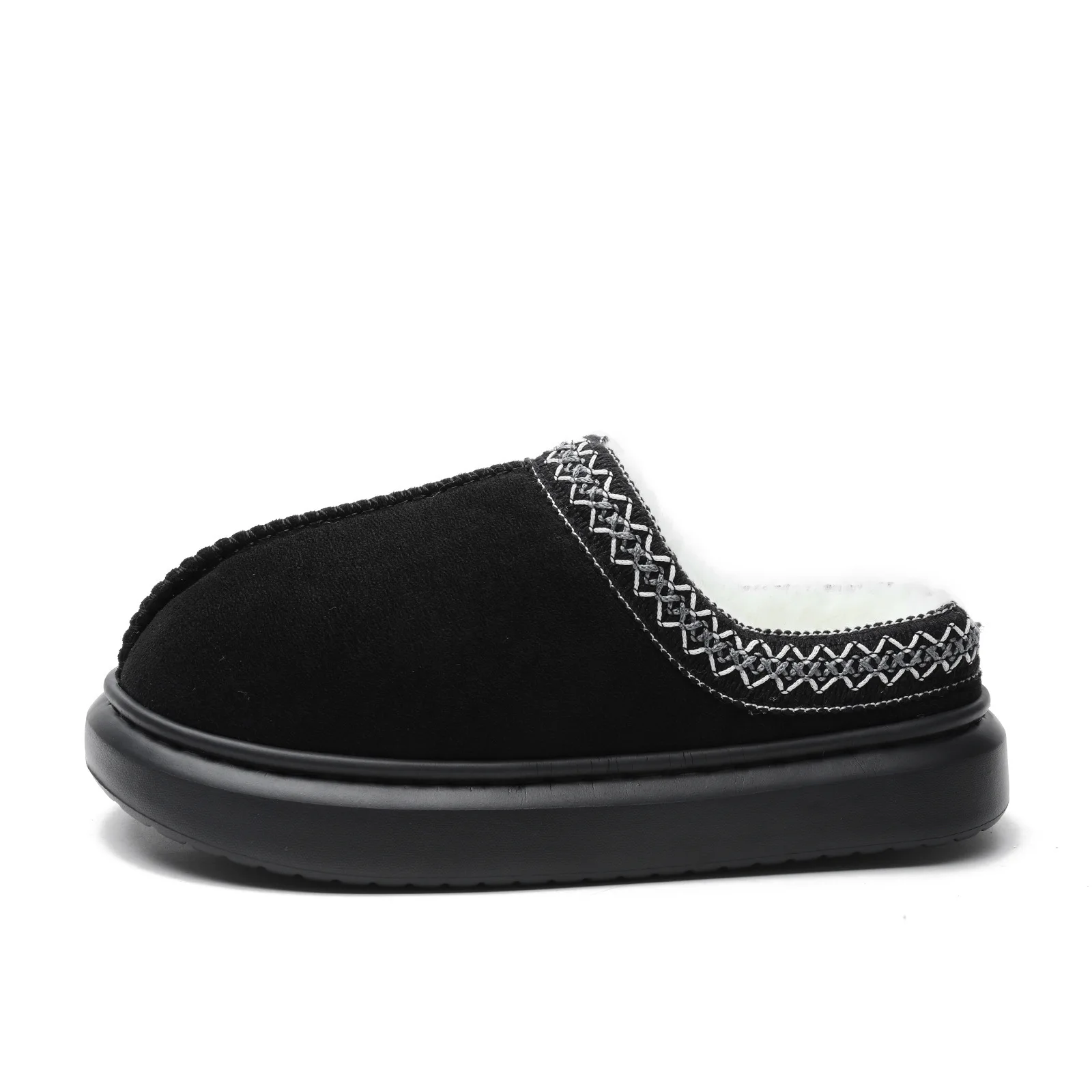 Winter home slippers Women warm soft cashmere cotton plush slippers