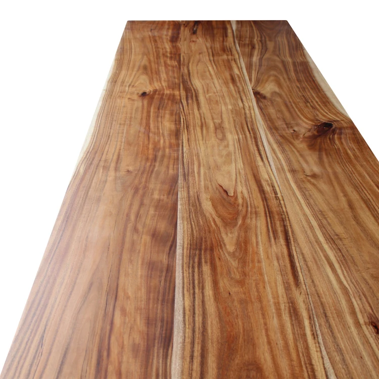 Custom wood table top restaurant kitchen nature oak solid wood table top