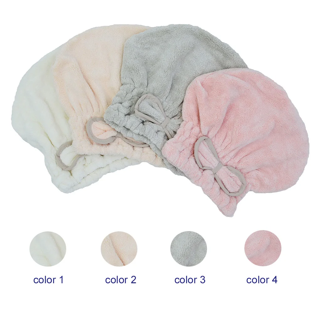 
 Новое поступление, полотенце для волос из микрофибры, быстросохнущее милое полотенце для принцессы с бантом  