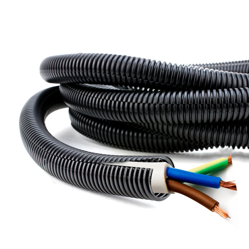 Heat resistant cable conduit corrugated pipe factory direct sale price PE corrugated pipe