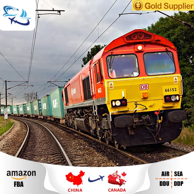 cheapest rate Railway train freight forwarder shipping cargo service China to UK France Germany NL Poland Europe DDP/DDU/CIF