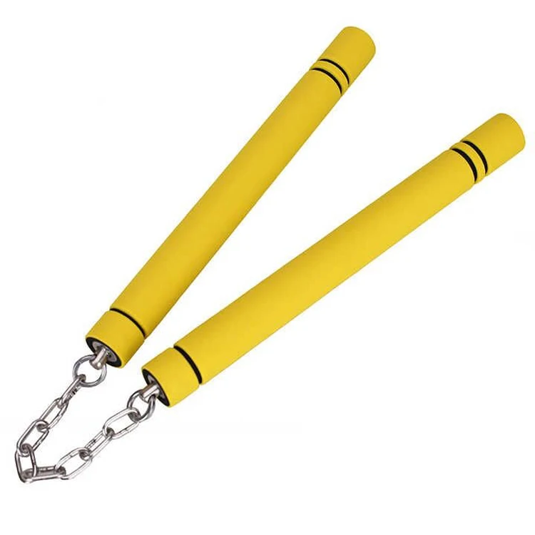 Beginner Foam Safety Nunchaku Chinese Kung Fu Training Props Durable Stainless Steel Nunchaku