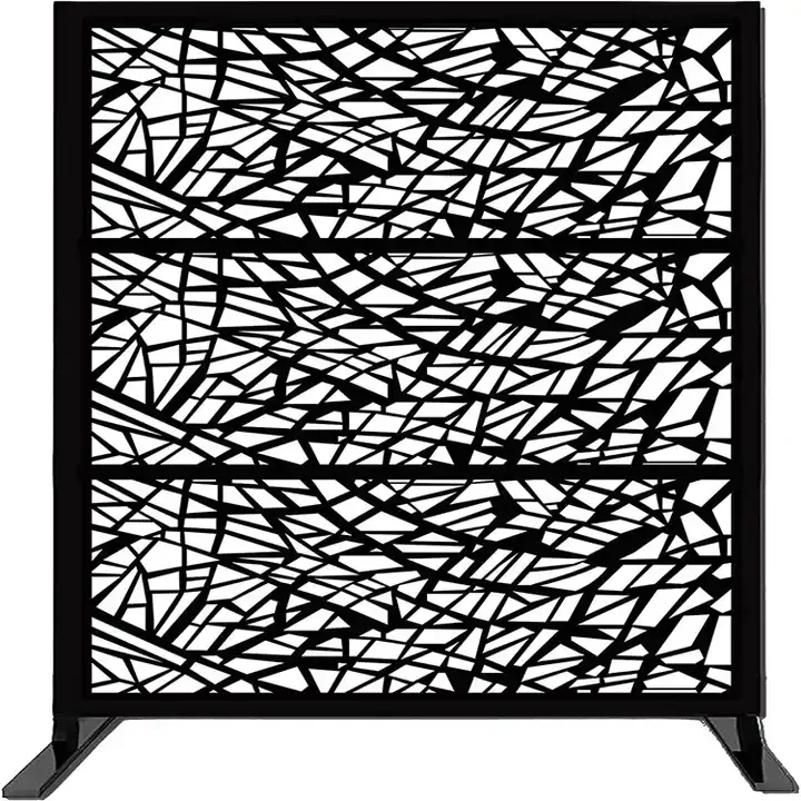 Красивые перфорированные садовые главные ворота вылеченные настенные решетчатые лазерная резка панель для уединения металлические алюминиевые панели ограждения