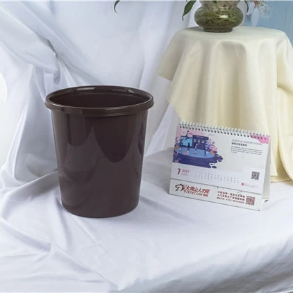 
2020 new style PP material round trash can with pressure ring for household 