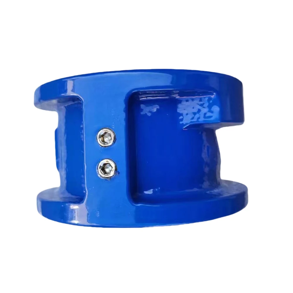 DN50--DN600 GGG50/GGG40 Body  CF8M Disc Double Disc Dual Plate Wafer Check Valve Cast Iron body Epoxy Coated for water Control