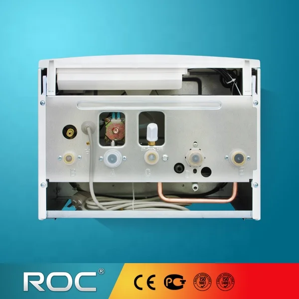 ROC 24KW Wall mounted Natural Gas Tankless Hot Water Heater Instant Room Heating Gas Boiler for Home